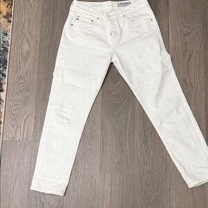 Ag Adriano Goldschmied White Skinny Jeans